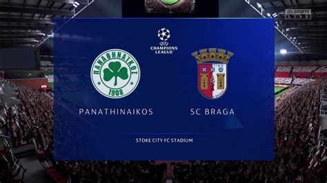 Fifa 23 Panathinaikos Vs Sc Braga Uefa Champions League Gameplay