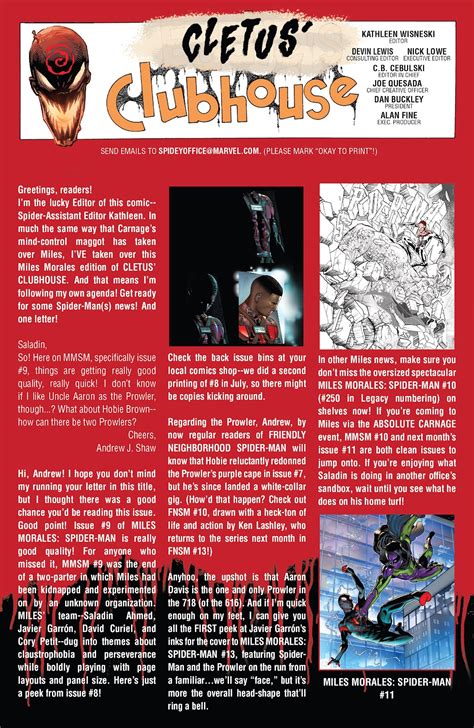 Read Online Absolute Carnage Miles Morales Comic Issue 2