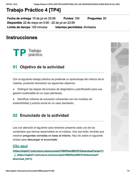 Tp 4 Gestion Sustentable Gestión Sustentable De Las Organizaciones