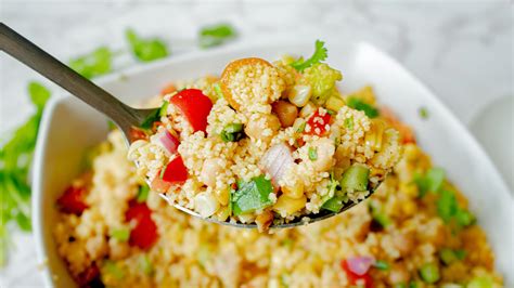 Vegan Couscous Salad with Charred Corn Chenée Today