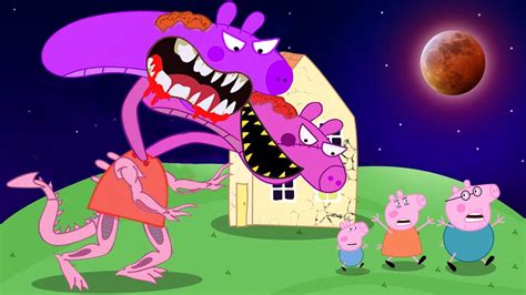 Peppa Pig Turns Into A Giant Xenomorph At Homel Peppa Pig Funny