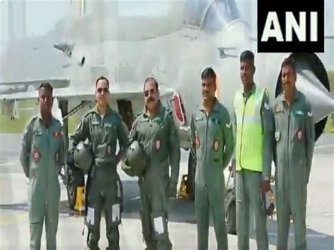 Air Marshal Rks Bhadauria Flew His Last Sortie At Halwara Airbase