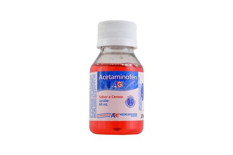 Acetaminofén Jarabe Frasco Con 60 Ml