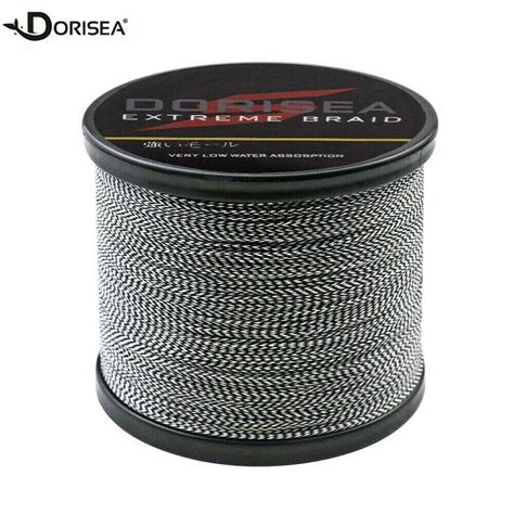 Dorisea Lb Lb Black White Pe Braided Fishing Line M M M