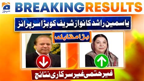 Election Result Na Lahore Yasmin Rashid Big Surprise To