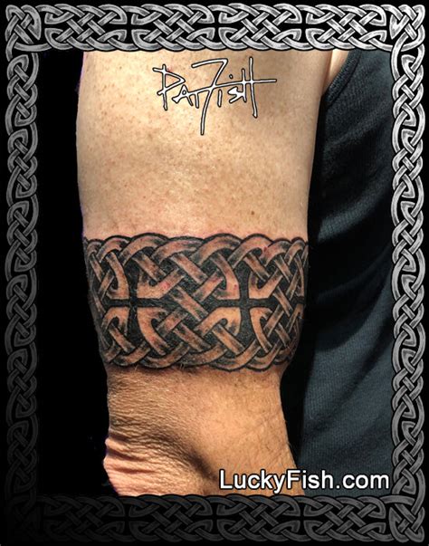 Kings' Braid Celtic Band Tattoo Design — LuckyFish, Inc. and Tattoo ...