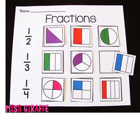 Fractions For First Grade