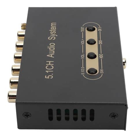 Qiilu D Codeur De Son D Codeur Sonore Ch Support De Fiber Optique