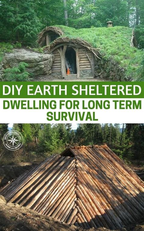 Diy Earth Sheltered Dwelling For Long Term Survival This Style Of