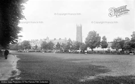 Photo Of Barnstaple Holy Trinity Church From Pleasure Gardens C1890