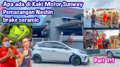 Pemasangan Nashin Brake Pad Ceramic C Myvi G Kaki Motor Sunway