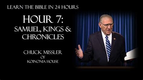 Learn The Bible In Hours Hour Chuck Missler Youtube