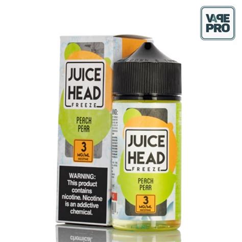 ICE PEACH PEAR Đào Lê lạnh JUICE HEAD EXTRA FREEZE 100ML VapePro