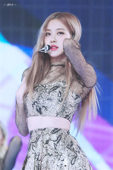 190105 Golden Disk Awards 2019 Blackpink Rose Hübsche Frau