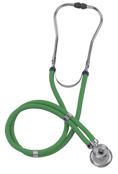 Sprague Rappaport Stethoscope, Single Head, 30" Length, Adult, Green ...