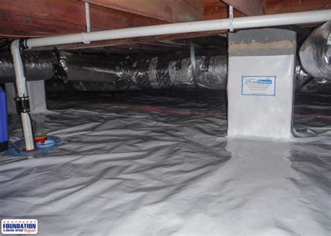 Crawl Space Repair Installing A Cleanspace Encapsulation System In Erwin Nc Getting Rid Of