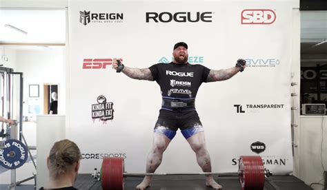 Hafthor Bjornsson The Mountain Breaks The World Deadlift Record