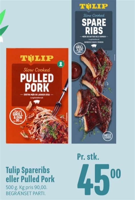 Tulip spareribs tilbud hos Min Købmand