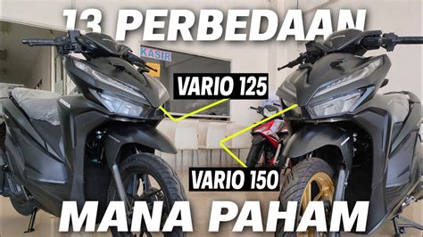 PERBEDAAN VARIO 125 TERBARU 2021 VS VARIO 150 2021 JARANG YANG FAHAM