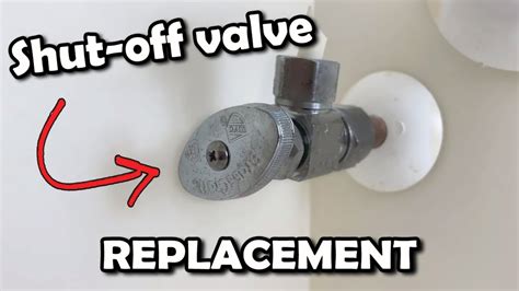 How To Remove A Leaky Shut Off Valve And Install A New One Youtube