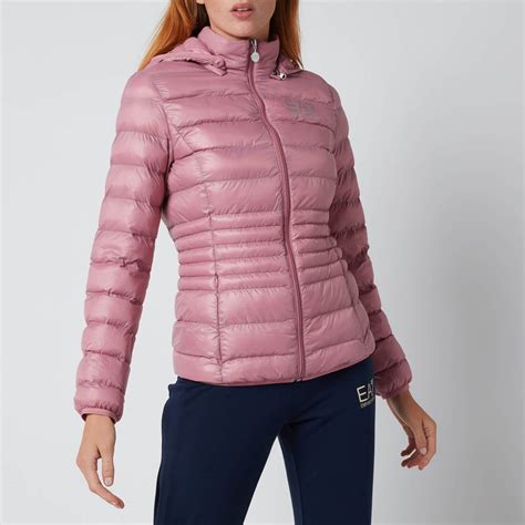 Emporio Armani Ea7 Womens Train Core Lady Eco Down Jacket Fox Glove