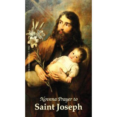 Prayer Cards & Tokens : Saint Joseph Novena Bulk Prayer ...