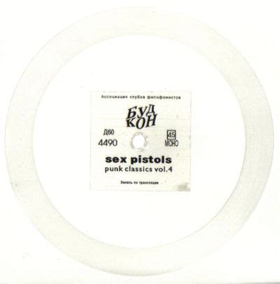 God Save The Sex Pistols Punk Classics Vol 4 Russia 6 Flexi Disc