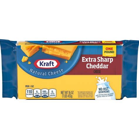 Extra Sharp Cheddar Kraft Natural Cheese