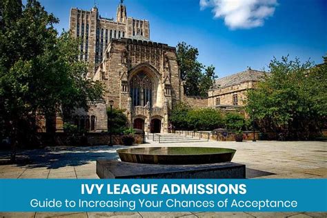 Ivy League Admissions Guide To Increasing Your Chances Of Acceptance