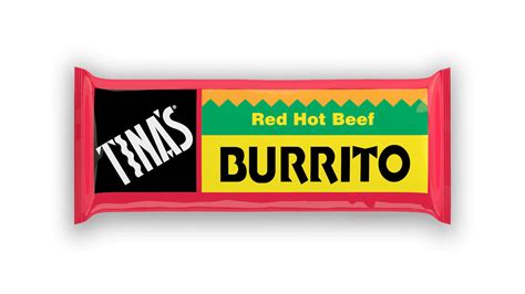 Tinas Red Hot Beef Burrito 4oz