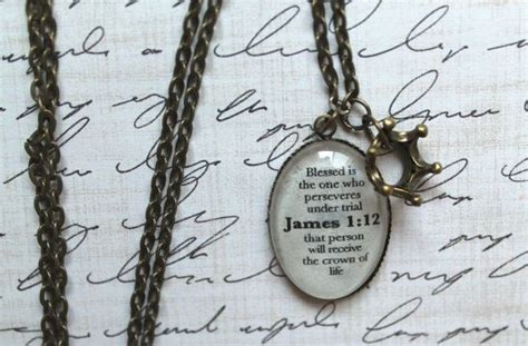 James 112 Bible Verse Necklace With Crown Charm By Milajodesigns 20