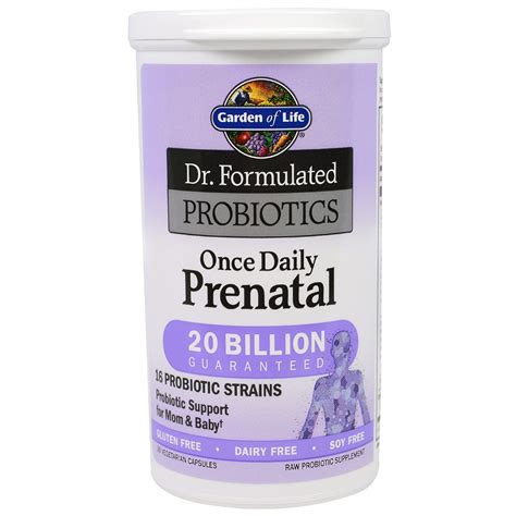 Garden Of Life Dr Formulated Probiotics Once Daily Prenatal 30