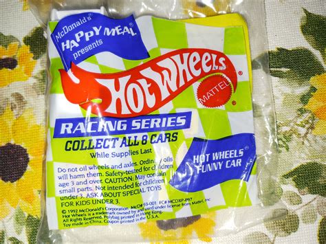 Vintage Mcdonald S Hot Wheels Funny Car Etsy