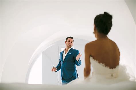 Intimate wedding ceremony Santorini | Greece Mykonos Spetses Europe ...