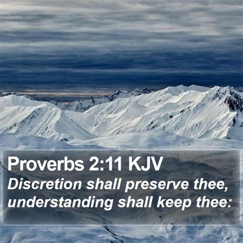 Proverbs 2 11 KJV Bible Verse Images