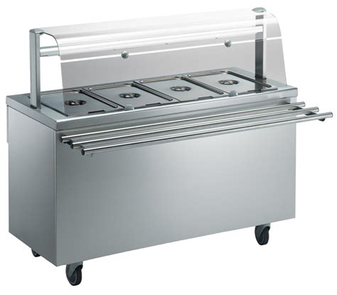 Stainless Steel Bain Marie 4 Compartments With Glass The Tamales