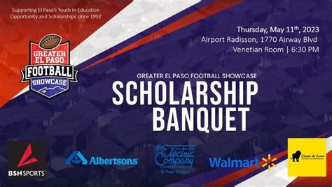 2022 Scholarship Recipients 40000 Given Greater El Paso Football