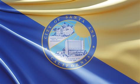 Premium Photo | Abstract 3d illustration of santa ana flag on wavy fabric
