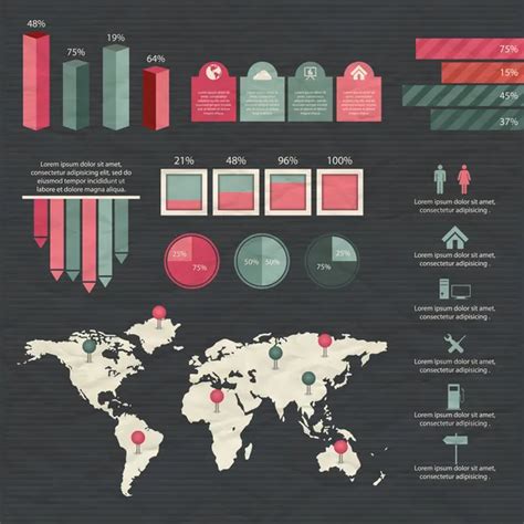 Elementos Infogr Ficos Coloridos E Informaci N Gr Fica Ilustraci N