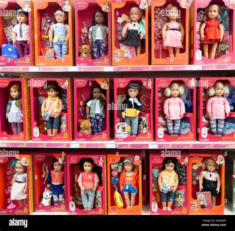 Our Generation dolls display in department store Stock Photo - Alamy