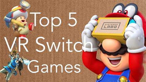 Top Vr Nintendo Switch Games Youtube