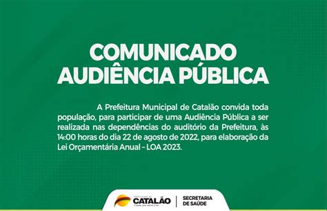 Convite Prefeitura Municipal De Catalão