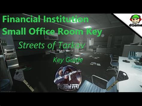 Financial Institution Small Office Room Key Key Guide Escape From