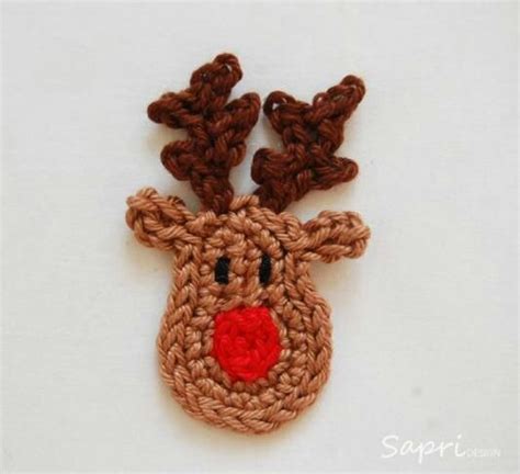 Rudolf Reindeer Crochet Accent Free Crochet Pattern Artofit