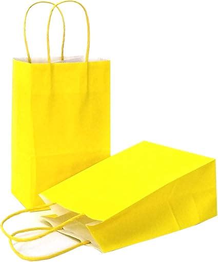 Amazon AZOWA Gift Bags Mini Small Kraft Paper Bags With Handles 4