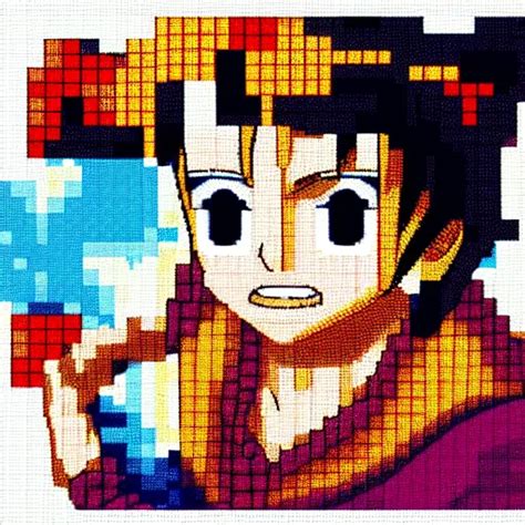 Pixel Art Portrait Of Monkey D Luffy Stable Diffusion OpenArt