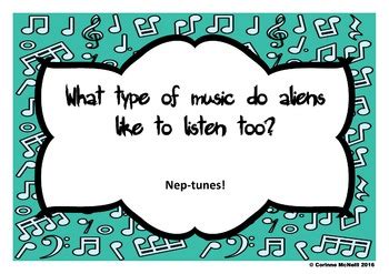 Music Jokes and Funnies by Corinne McNeill | TPT