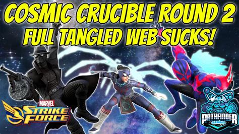 Full Tangled Web Sucks Cosmic Crucible Trial 2 Marvel Strike