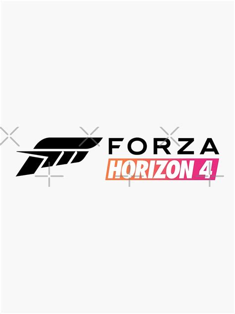 Pegatina Logotipo De Forza Horizon 4 De Jaront Redbubble