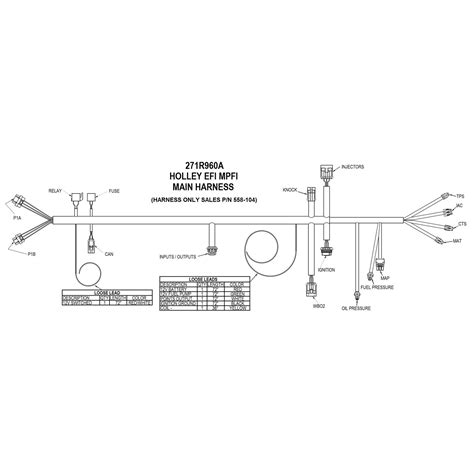 Holley Efi 550 606 Hp Efi Ecu And Harness Kits